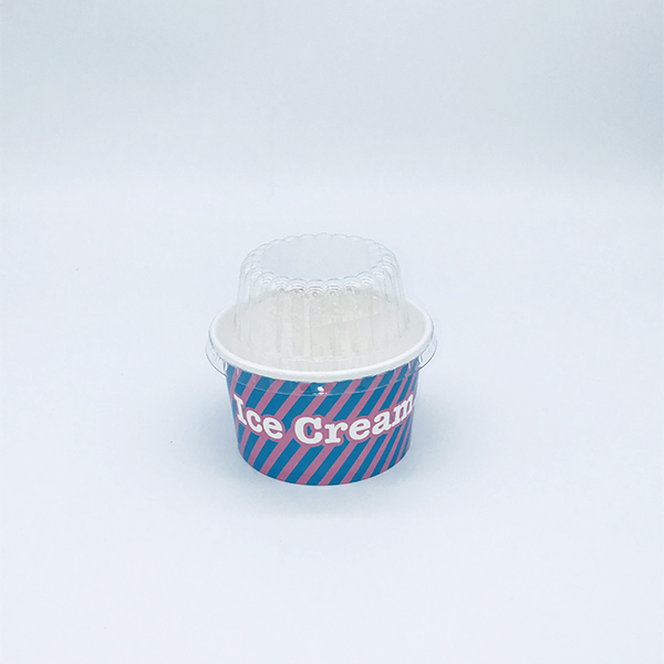 5oz ice cream paper cup with dome lid