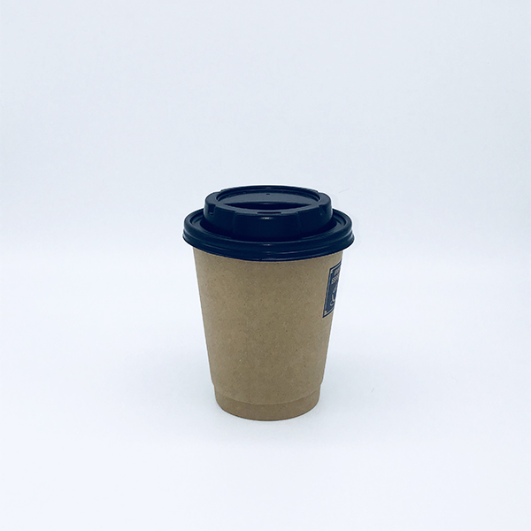 8oz kraft double wall coffee cup