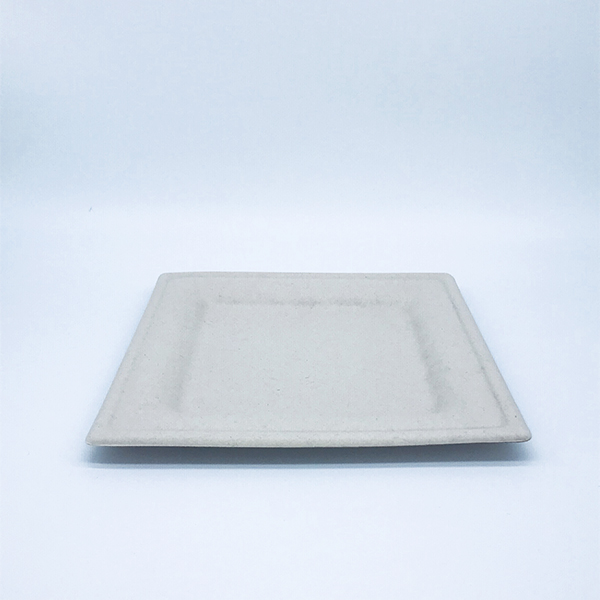 8inch wheatstraw square plate